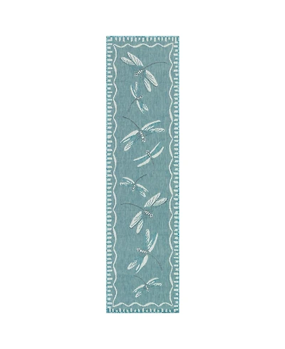 Liora Manne' Carmel Dragonfly 1'11" x 7'6" Runner Rug