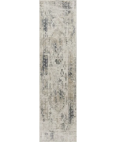 Closeout! Km Home Abbey KL00 Ivory 2'6" x 8' Runner Rug