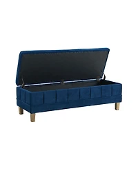 Picket House Furnishings Jude Tufted Storage Ottoman