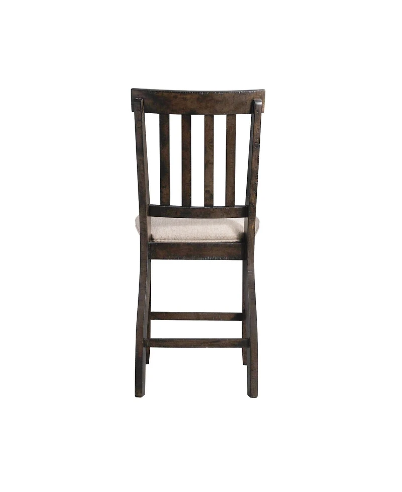 Picket House Furnishings Stanford Counter Slat Back Side Chair Set