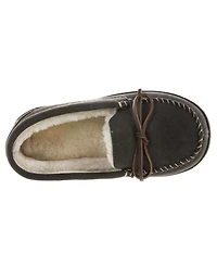 Isotoner Signature Women's Sage Genuine Suede Moccasin Slippers