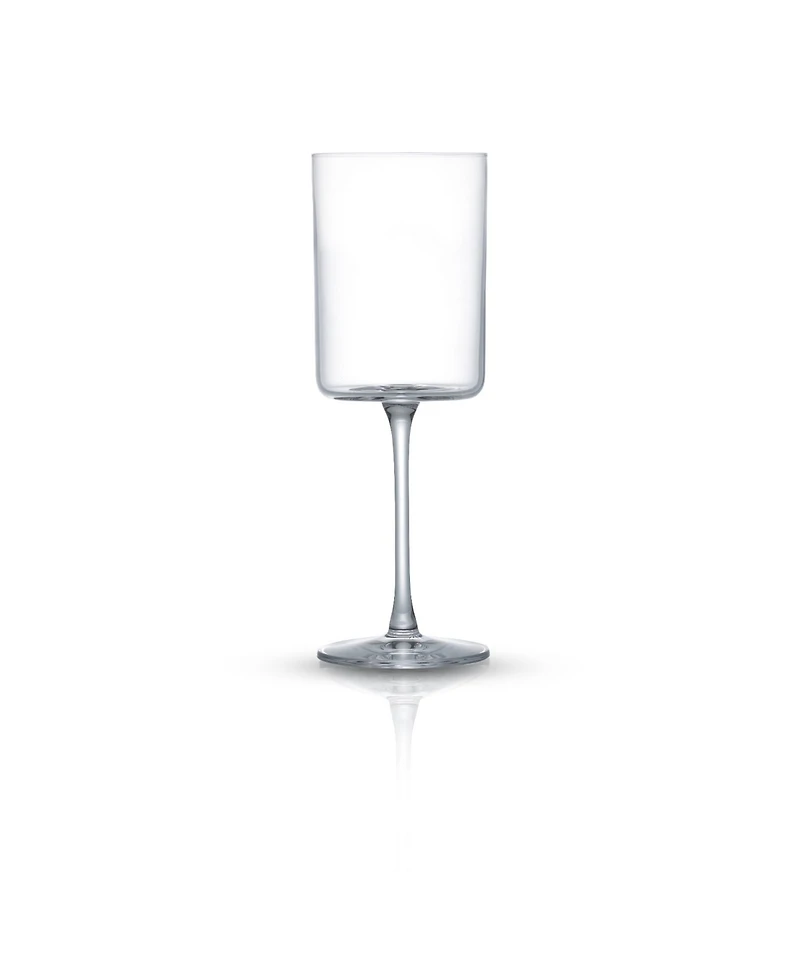 JoyJolt Claire White Wine Glasses, Set of 2