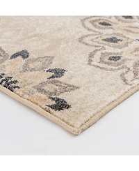 Closeout! Portland Textiles Cassandra Asterin Bone 5' x 7'3" Area Rug