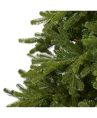 Nearly Natural Washington Fir Artificial Christmas Tree with 600 Clear Lights and 1610 Bendable Branches