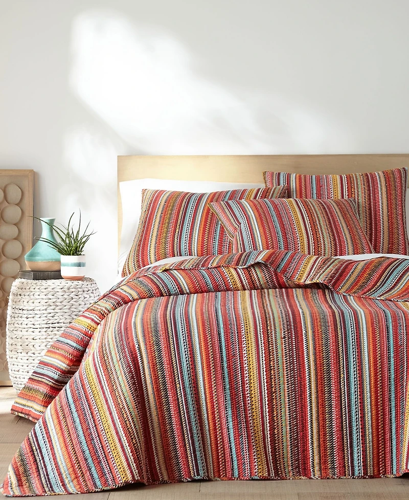 Levtex Uluru Stripe 3-Pc. Quilt Set, King