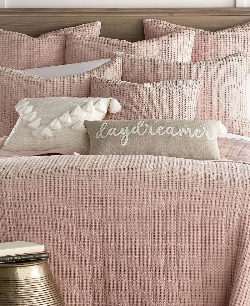 Levtex Mills Waffle Textured 3-Pc. Quilt Set, King/California King