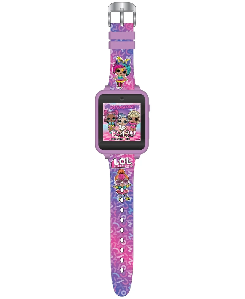 Accutime Kid's Lol Surprise Pink Silicone Strap Smart Watch 46x41mm