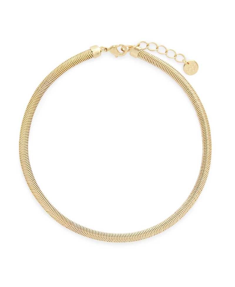 brook & york 14K Gold Plated Izzy Herringbone Anklet