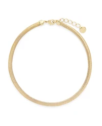 brook & york 14K Gold Plated Izzy Herringbone Anklet