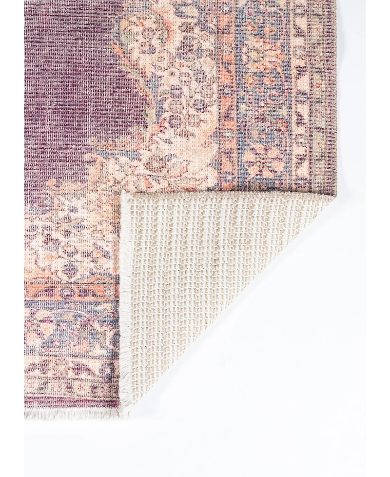 Momeni Helena Hel-5 Plum 2'6" x 8' Runner Rug