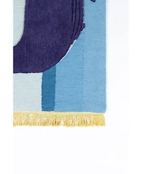 Momeni Atticus Atc-2 Blue 4' x 6' Area Rug