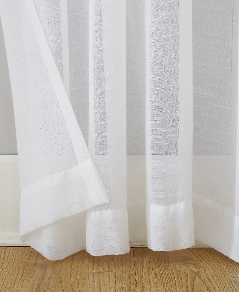 Slub Textured Linen Blend Curtain