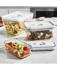 Zwilling Fresh & Save Assorted 3-Pc. Glass Rectangular Vacuum Box Set