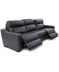 Gabrine -Pc. Leather Sofa with 2 Power Recliners