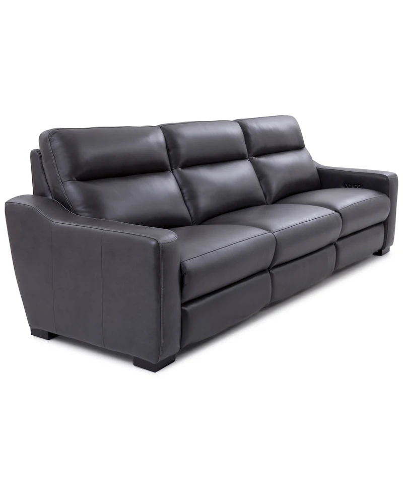 Gabrine -Pc. Leather Sofa with Power Recliners