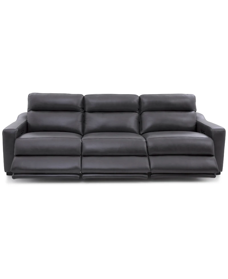 Gabrine -Pc. Leather Sofa with Power Recliners