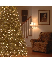 National Tree Company 7.5' "Feel Real" Jersey Frasier Fir Medium Hinged Tree with 1000 Dual Led Lights