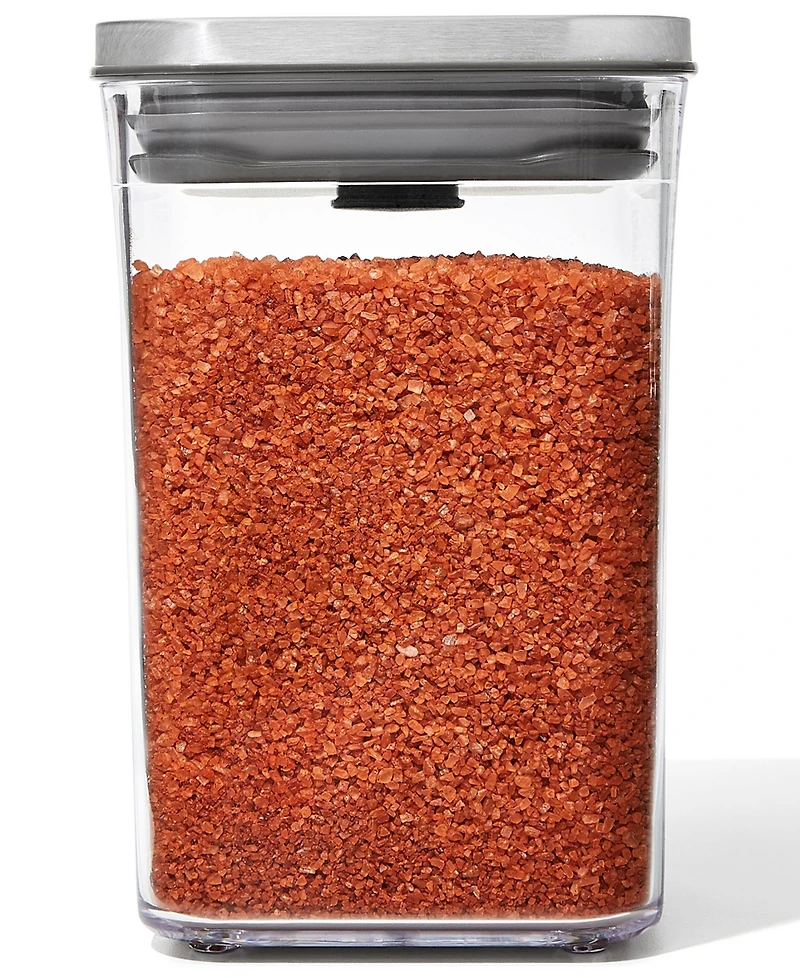 Oxo Steel Pop Small Square Short 1.1-Qt. Food Storage Container