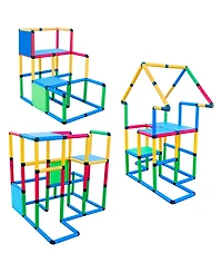Funphix Create and Play Life Size Structures Deluxe Set, 296 Pieces