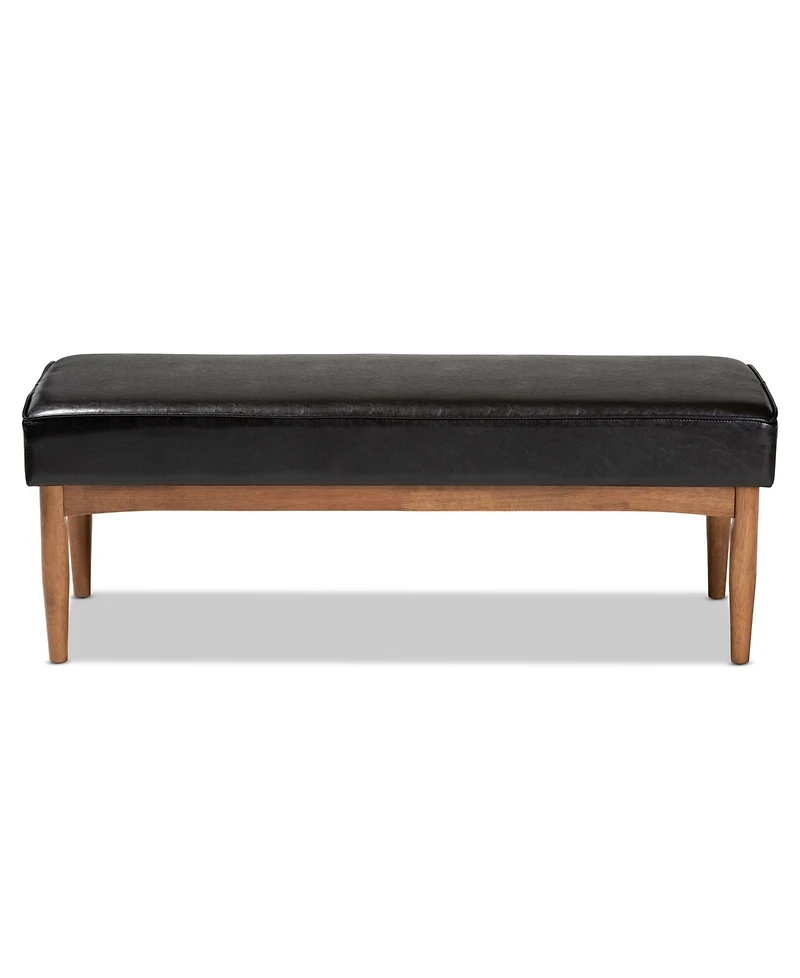 Arvid Mid-Century Modern Dining Bench