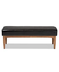 Arvid Mid-Century Modern Dining Bench