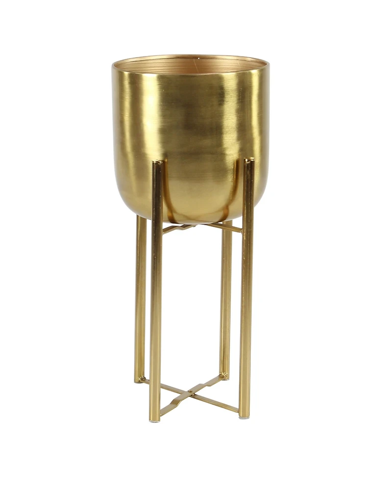 Bucket Planter with Stand, Set of 2