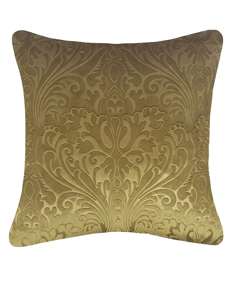 Edie@Home Embossed Velvet Decorative Pillow, 20" x