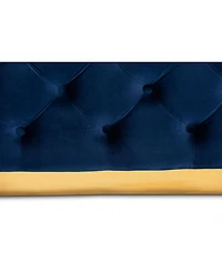 Verene Glam and Luxe Square Cocktail Ottoman
