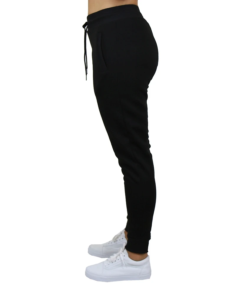 Galaxy by Harvic Women's Slim Fit Heavy Weight Fleece Lined Joggers