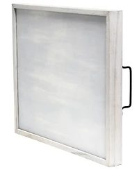 Elegant Designs Decorative Wood Serving Tray with Handles - Farm Fresh