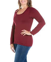 Women's Plus Long Sleeves T-Shirt