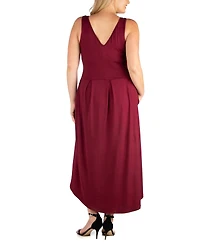 Women's Plus High Low Party Dress