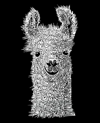 Women's Word Art Crewneck Llama Sweatshirt