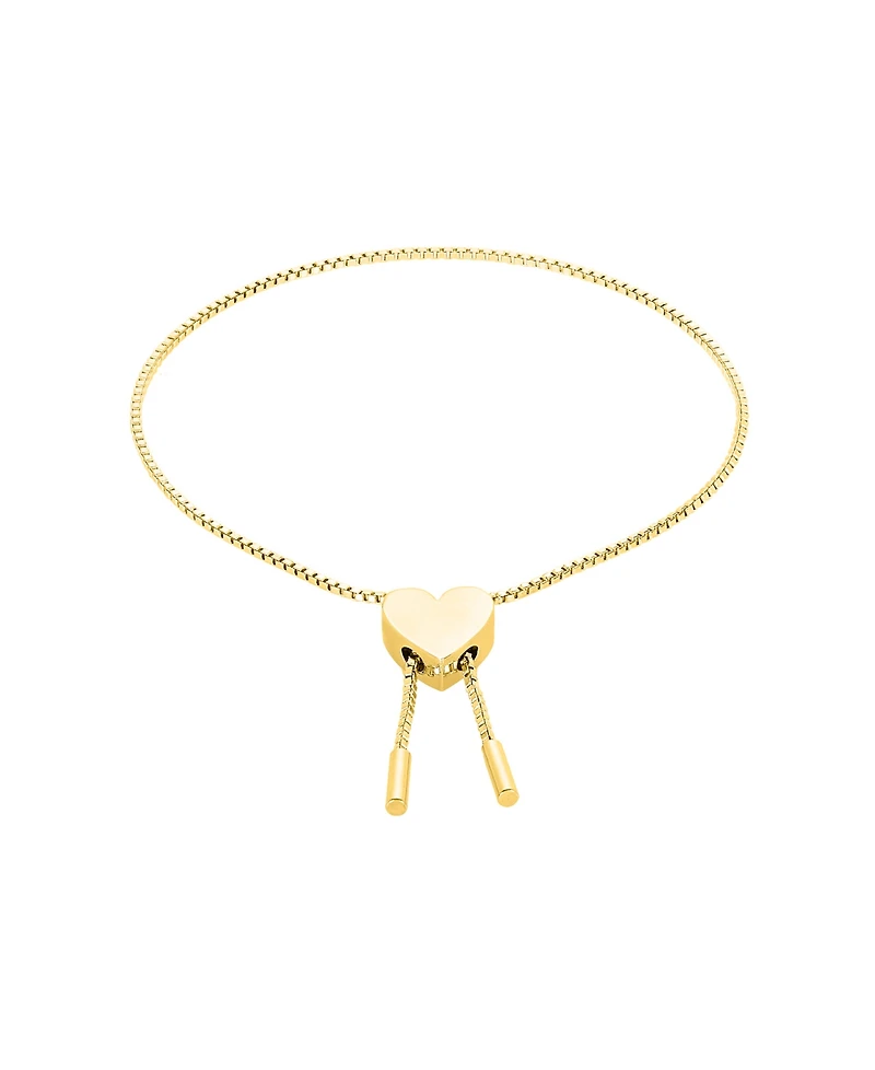 Adornia Heart Bolo Bracelet