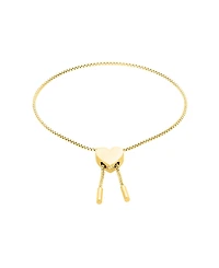 Adornia Heart Bolo Bracelet