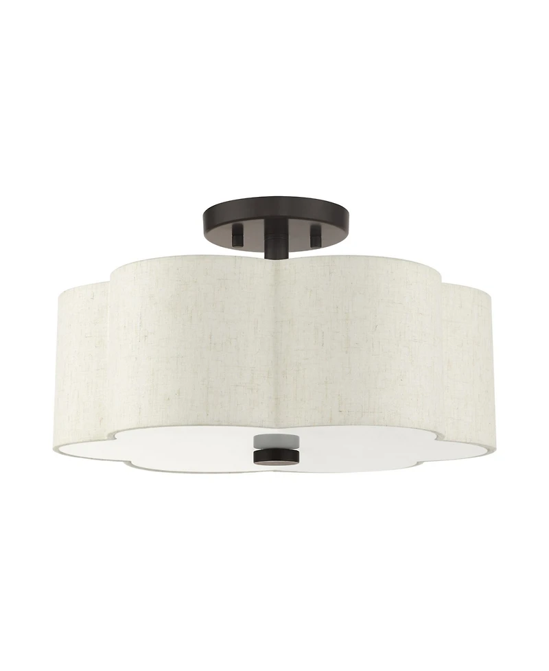Solstice 3 Lights Semi Flush