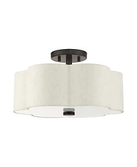 Solstice 3 Lights Semi Flush