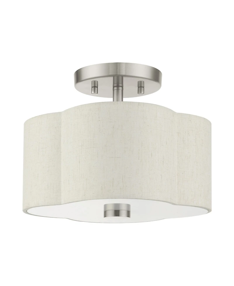 Solstice 2 Lights Semi Flush