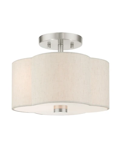 Solstice 2 Lights Semi Flush