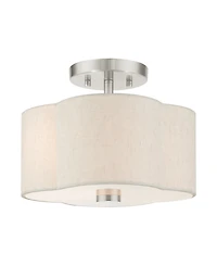 Solstice 2 Lights Semi Flush