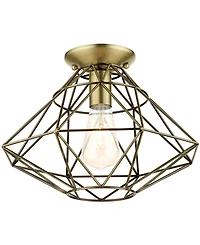 Geometric 1 Light Flush Mount