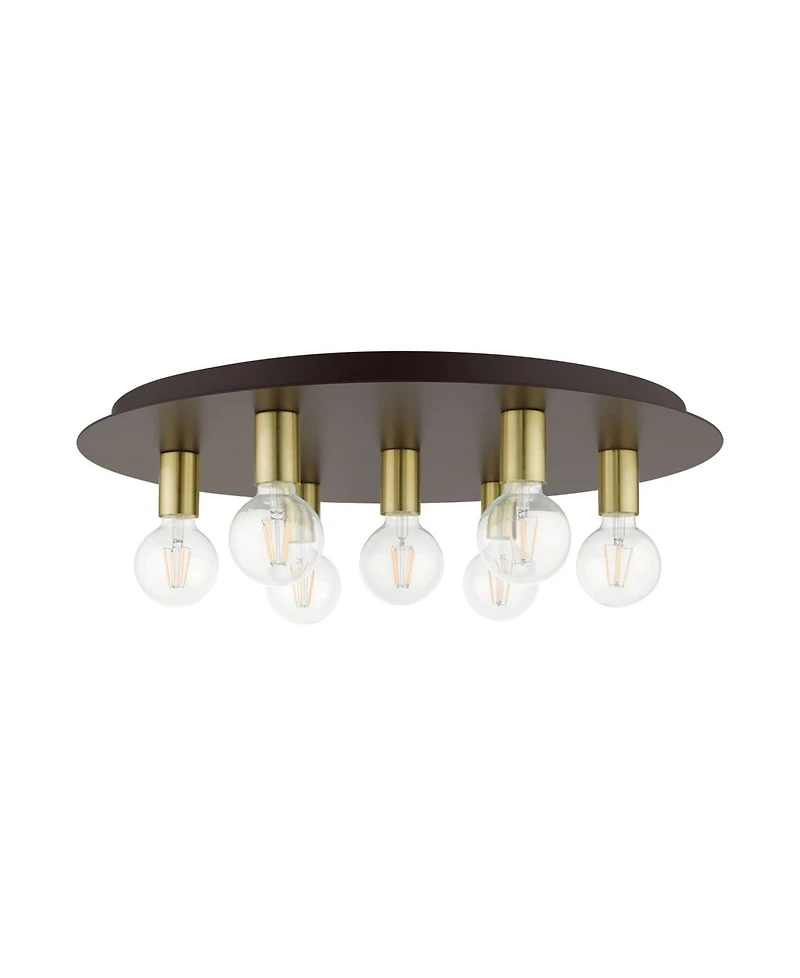 Hillview 7 Lights Flush Mount