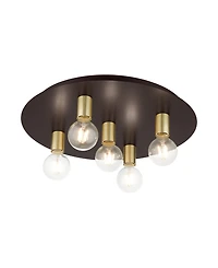 Hillview 5 Lights Flush Mount