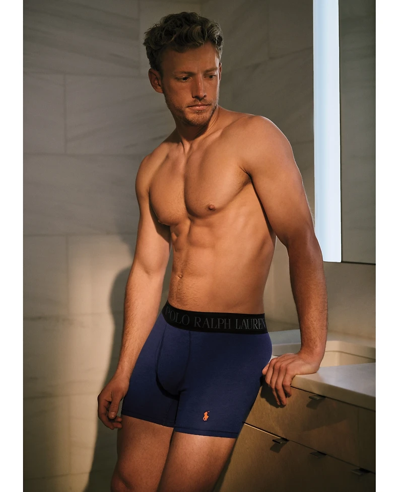 Polo Ralph Lauren Men's 3-Pack 4D Flex Modal Boxer Briefs