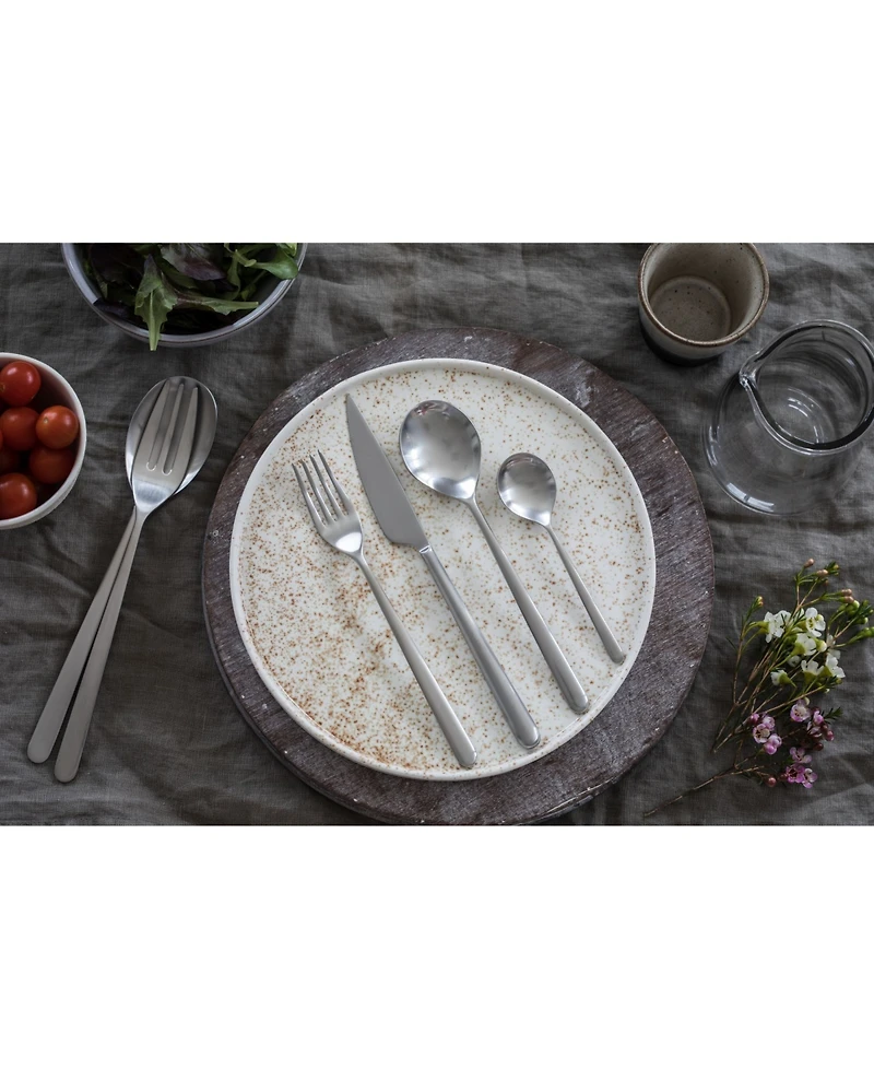 Mepra Serving Fork and Spoon Linea Cutlery, Set of 2