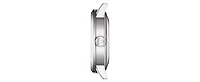 Tissot Men's Swiss Automatic Classic Dream Black Leather Strap Watch 42mm