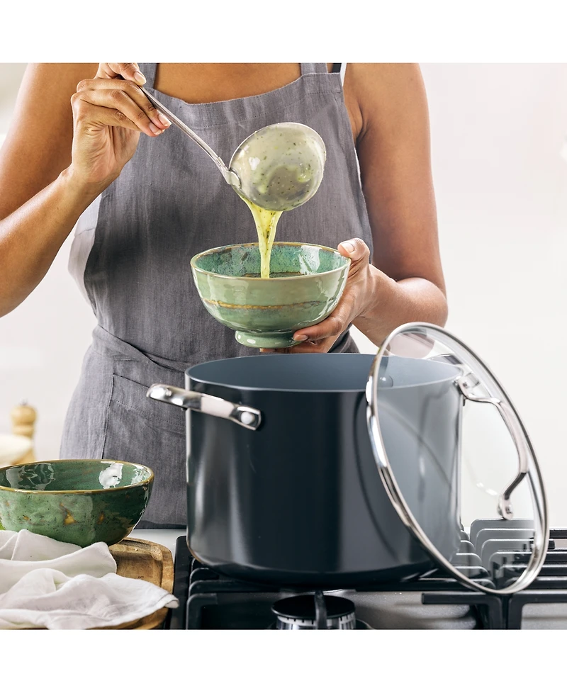 GreenPan Valencia Pro Healthy Ceramic Nonstick 8-Qt. Stockpot with Lid