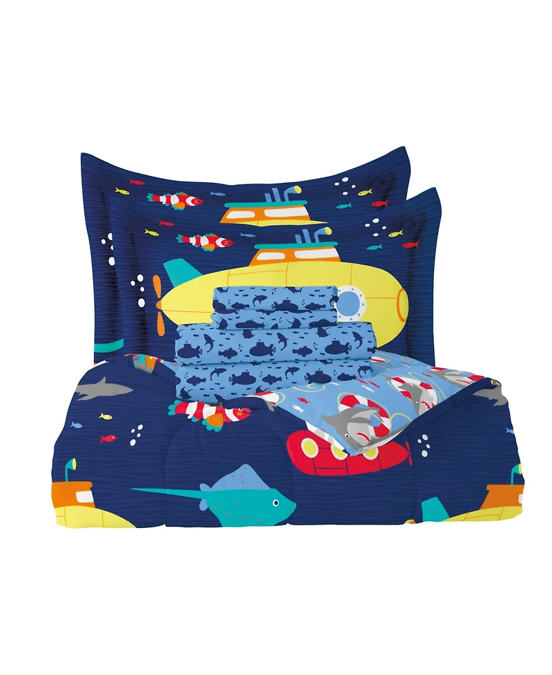Dream Factory Kids Submarine Comforter Set, Full