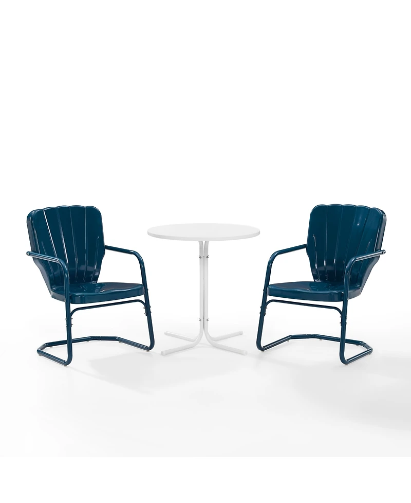 Ridgeland 3 Piece Outdoor Bistro Set