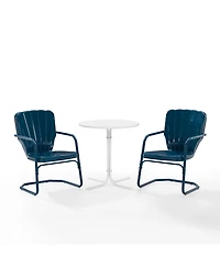 Ridgeland 3 Piece Outdoor Bistro Set